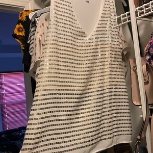 New York & Company White Tank Top